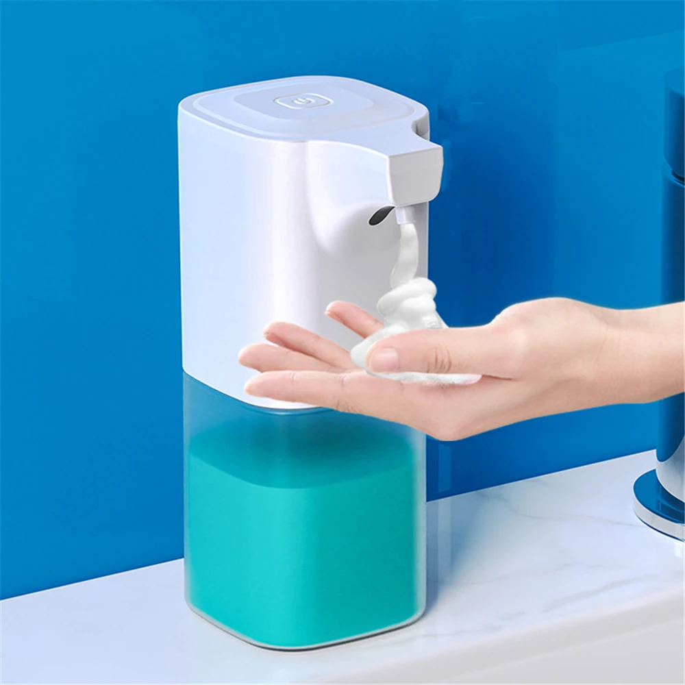 Touchless Sensor Automatic Foam Soap Dispenser USB Charge Washing Machine Kitchen Bathroom Mini Induction Liquid Dispenser