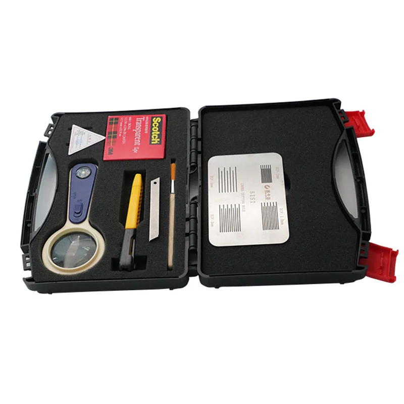 4in1 Cross-Hatch Plate Hundred Grid Adhesion Tester SISI Cross Cutting Rule