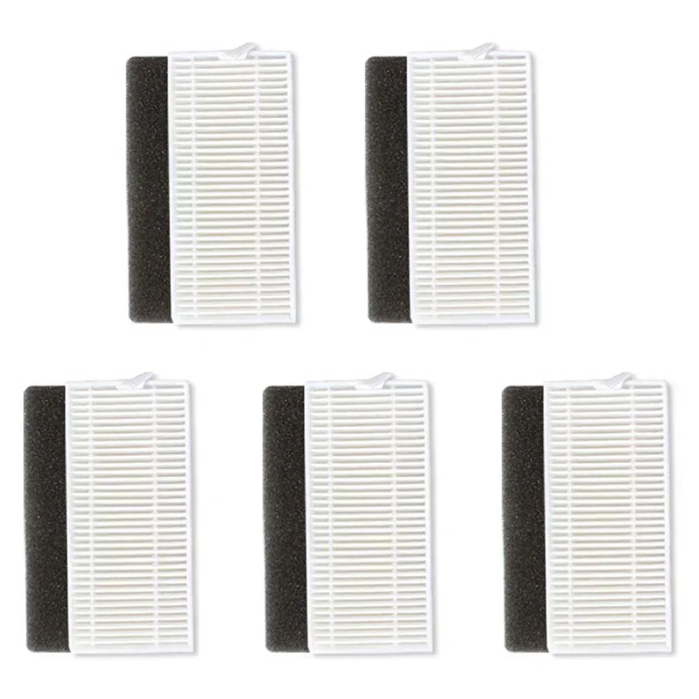 Substituição do Filtro para Futula Robot Aspirador, Peças, Acessórios, Melhor Desempenho de Limpeza, 5Pcs