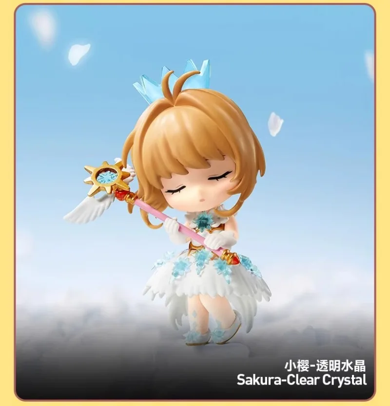 POPMART Magic Card Girl Sakura Transparent Card Series Figurine Blind Box Girls' Gift Decorative Gift Original Genuine Product