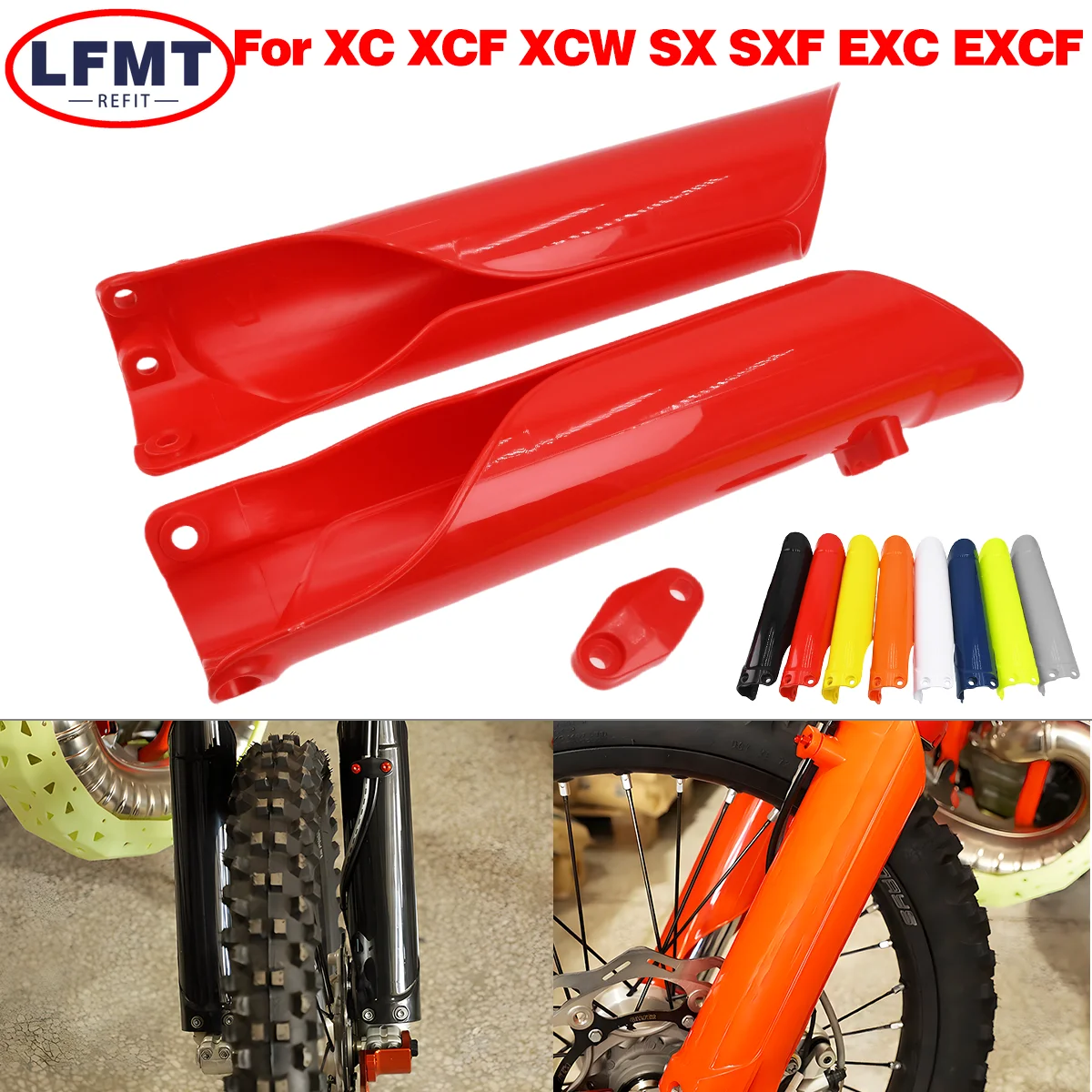 

Motorcycle Front Fork Guard Cover Shock Absorber Protection cover For KTM EXC EXCF XC XCF XCW XCFW SX SXF TPI Six Days 2016-2024