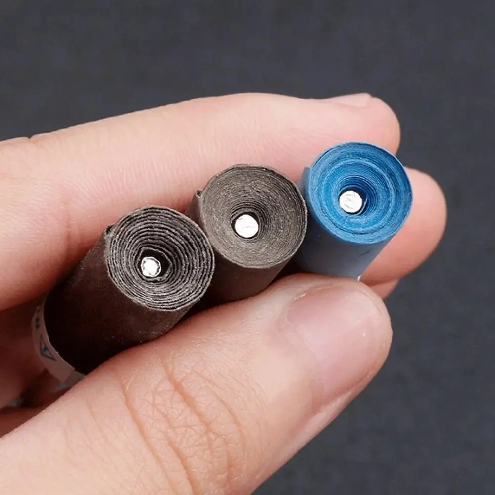 1Pcs New Sanding Drum Sandpaper Stick 2.35mm Shank Abrasive Sanding Bands Belt 180-7000 Grits Rotary Tools Grinding Wheels Head