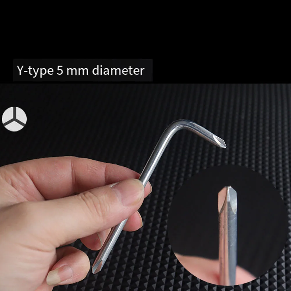 5Pcs L-shaped Screwdriver Set 45 Steel Wrench For Narrow Space For Slotted For Cross Uy Triangle New Three-Point Hand Tools