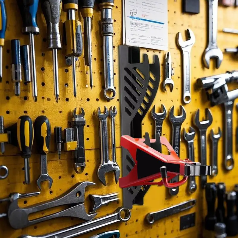 

Подставки для домкрата, крючок-держатель, сверхмощная настенная подставка для домкрата, вертикальный кронштейн для хранения, высокая нагрузка, экономия места, прицеп