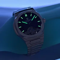 PAGANI DESIGN New Mechanical Hollow-Out Tourbillon Men Watch Sport Elegant Sapphire Waterproof Watch Japan Movt 316L Steel Clock photo 4
