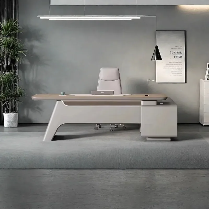 

Corner Desk Executive Office Furniture Computer Work Table L Shape Industrial Wooden Modern Table Pliante Mesa Para Computadora