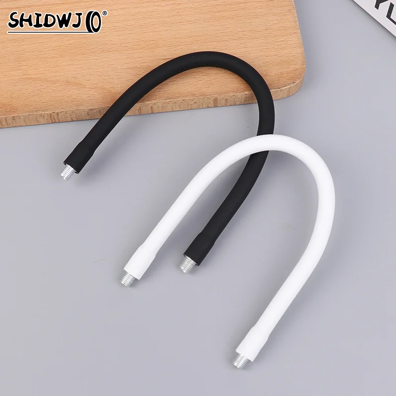 1Pc M6 M8 Male Female Thread Soft Light Flexible Conduit DIY Metal Silicone Gooseneck Hose Bendable Shaping Universal For Lamp