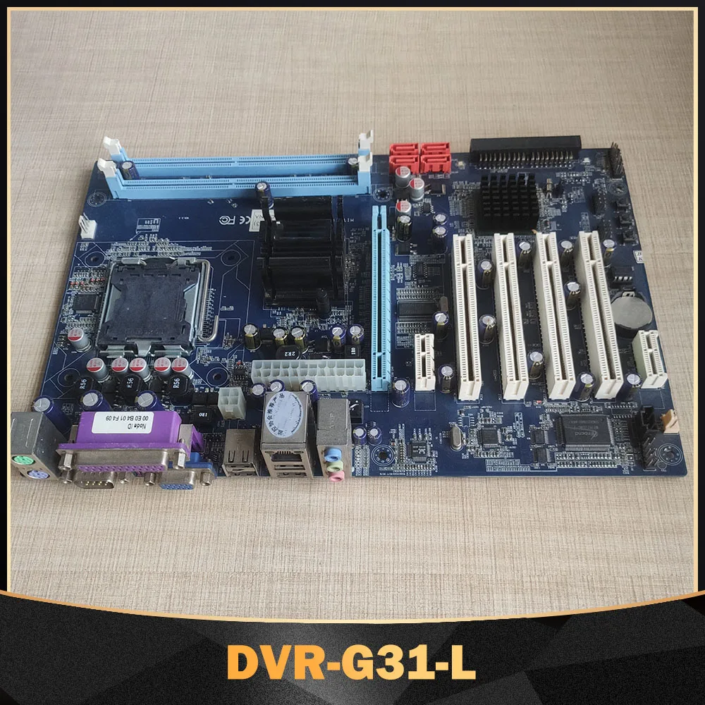 Monitoring motherboard DVR-G31-L 772 pin DDR2 memory with 5 PCI slots