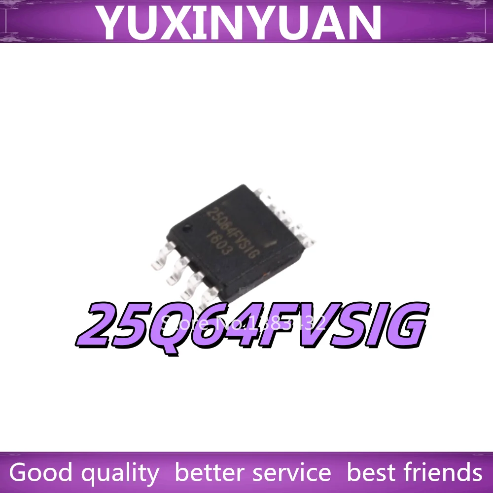 5/PCS New Original 25Q64FVSIG 25Q64FWSIG 25Q64BVSIG W25Q64FVSIG W25Q64FWSIG W25Q64BVSIG SOP8 Memory chip In Stock