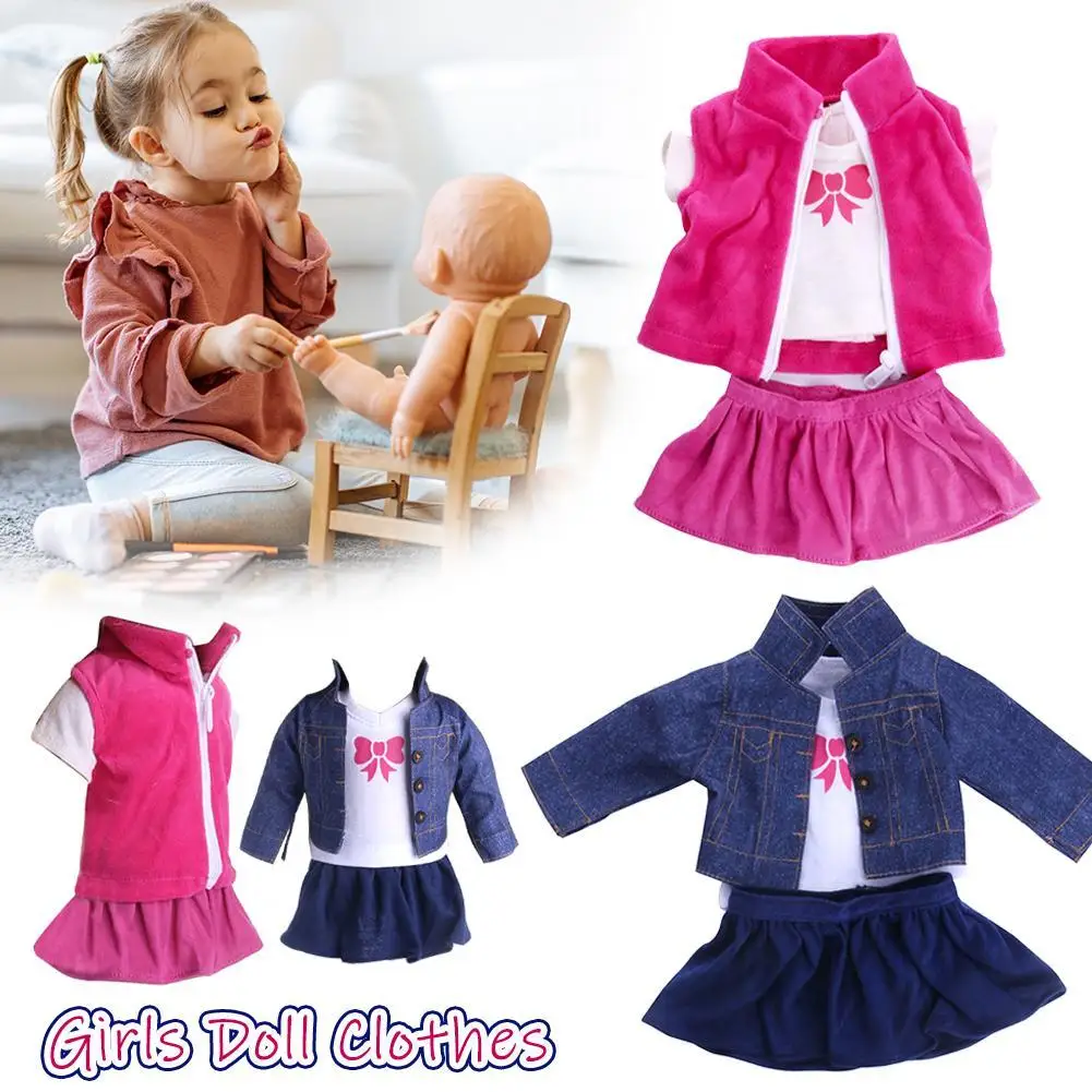 18Inch American Doll Clothes Set 43CM Reborn Born Baby Doll Clothes Accessories Nenuco Ropa Our Generation Girl's DIY Toys Gift