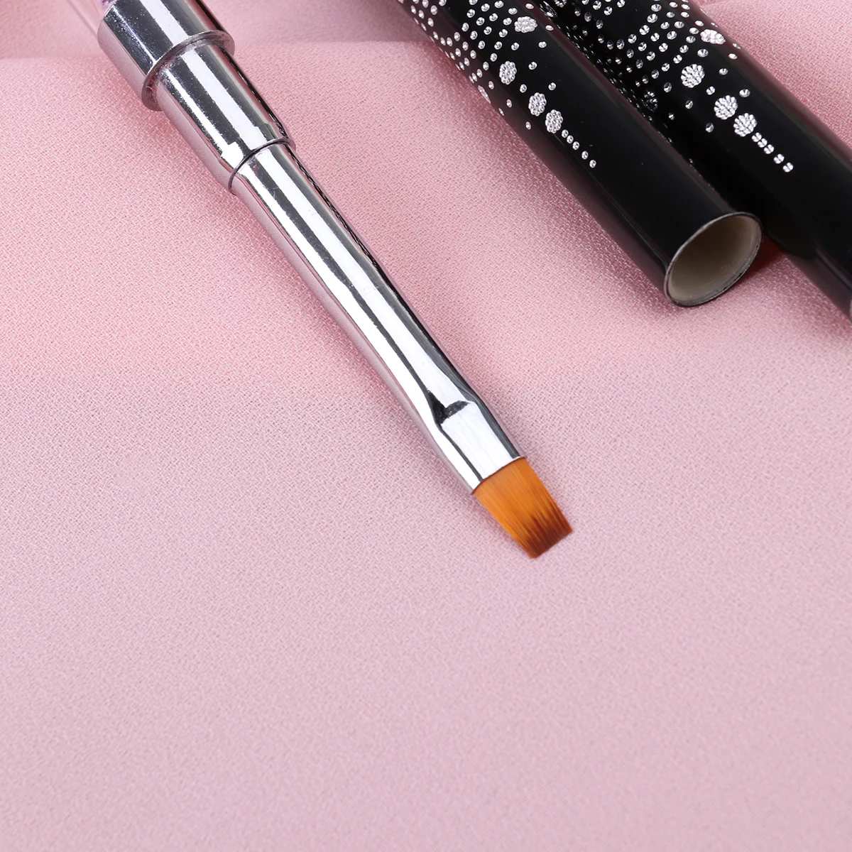 

Dual End Nail Art Brush Pen for Fine Detailing and Rhinestone Placement Smooth Acrylic Handle Manicure Tool for Salon Or Home