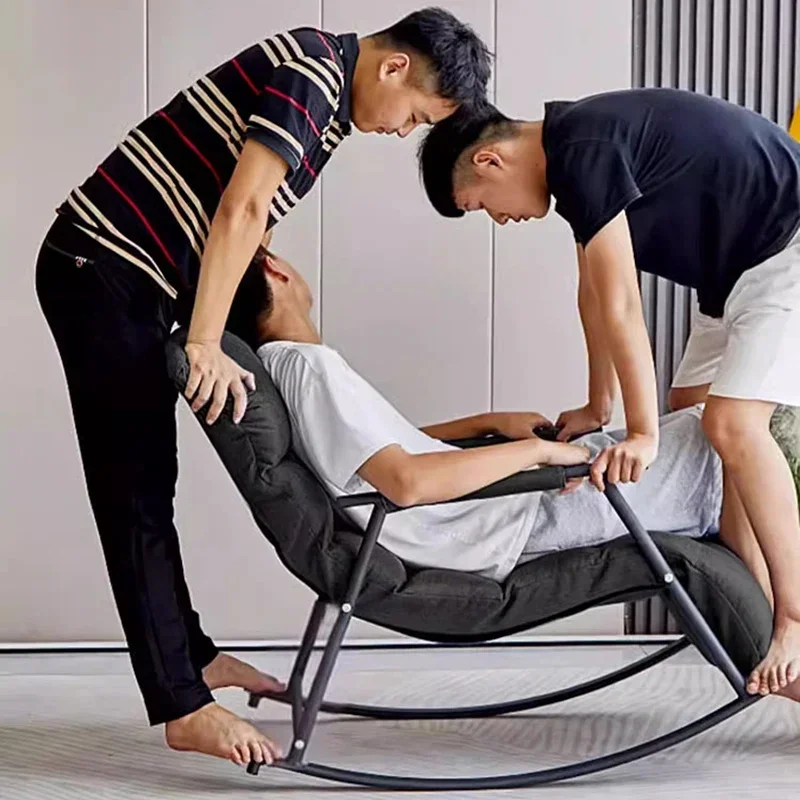 Mecedora nórdica para sala de estar, sofá de salón, sillas perezosas de diseño, trono de lectura, cómodo y ergonómico, muebles para el hogar
