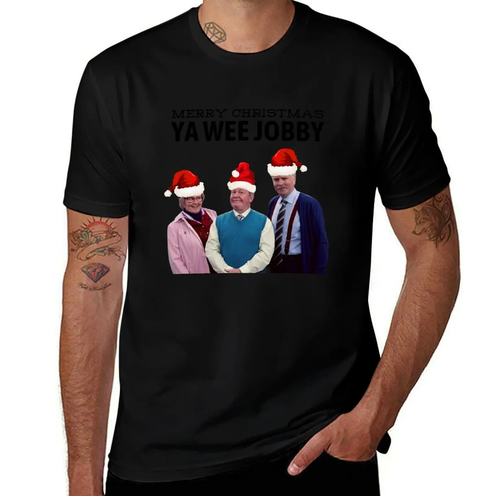 Merry Christmas Ya Wee Jobby - Jack, Victor and Isa T-Shirt Fashion Simple Casual Tee Shirt