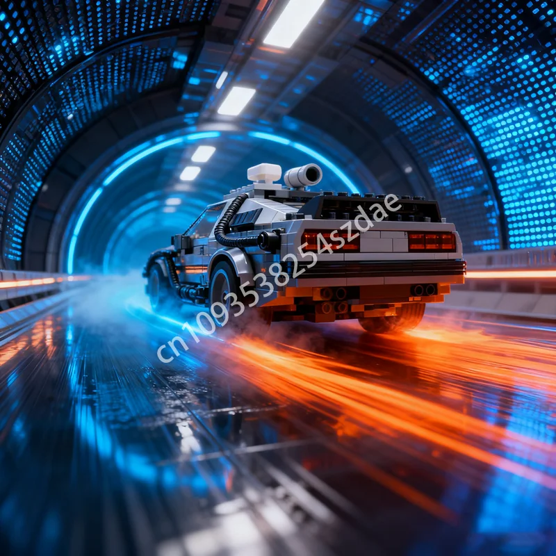 

279 шт. MOC THE TIme Machine City Champions Модель Строительные блоки Сборка DIY Рождественские подарки Креативная идея игрушки Кирпич День рождения