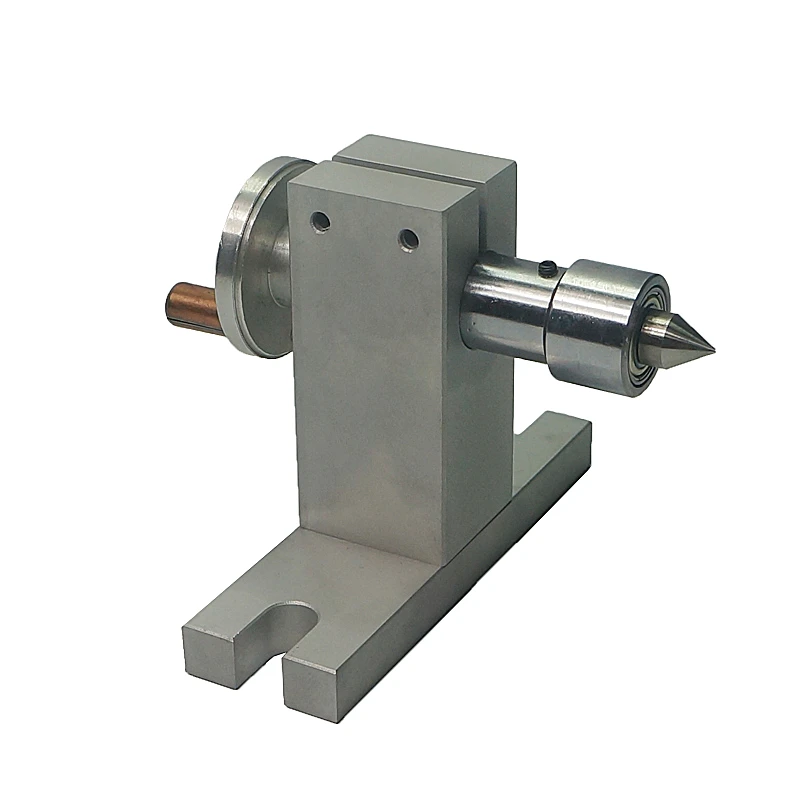 LY Activity Tailstock Optional Center Height 44mm 54mm for CNC Router Engraving Carving Machine Rotary Axis Use