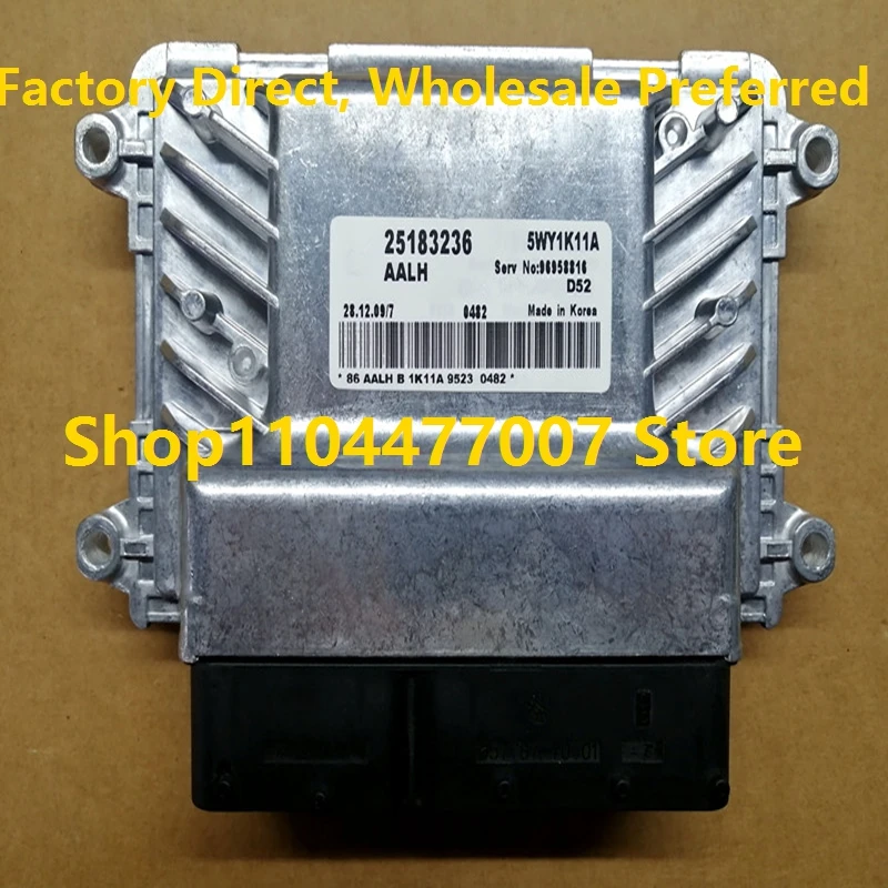 وحدة تحكم إلكترونية ECU 25183236 AASH 5WY1K71A لسيارة شيفروليه كروز أبيكا 25182026 96958816/25182755 AAN1 5WY1K63C 96958816