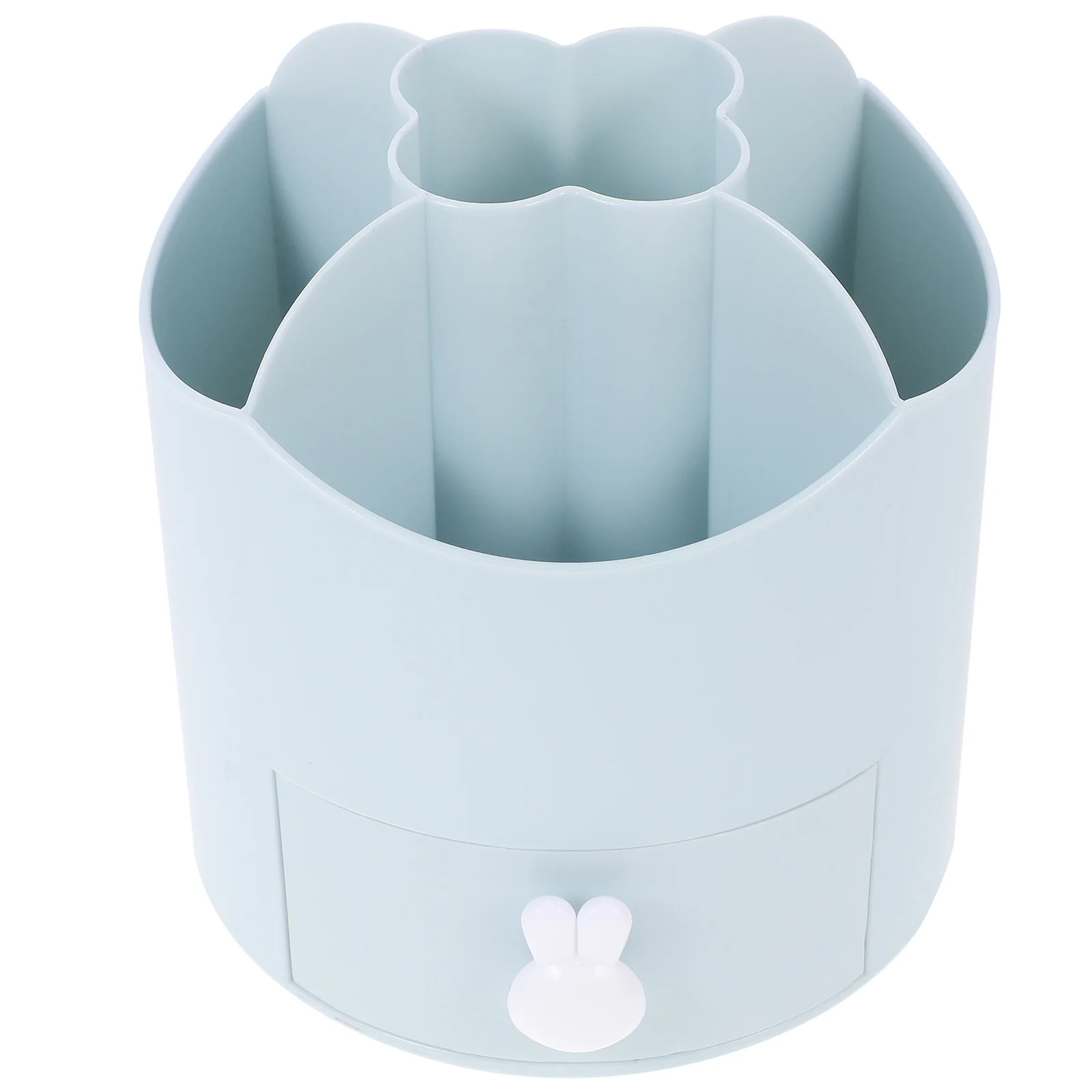 

Rotating Pen Organizer For Desk With Multiple Compartments 360 Degree Turntable Desktop Storage Brush Holder Stationery