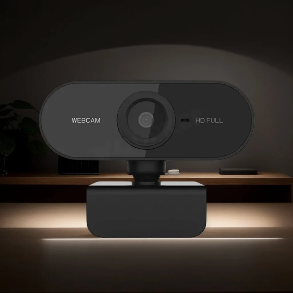 

​​Full HD 1080P Webcam - Built-in Mic Compact USB Camera 360° Flexible Clip for Laptop Desktop​​