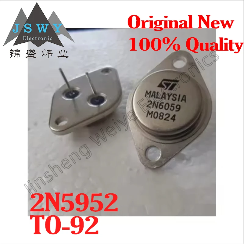 (5/50 pieces) 2N6059 TO-3 NPN Silicon Epitaxial Darlington Power Transistor 100V 12A 100% New Original Stock Chipset