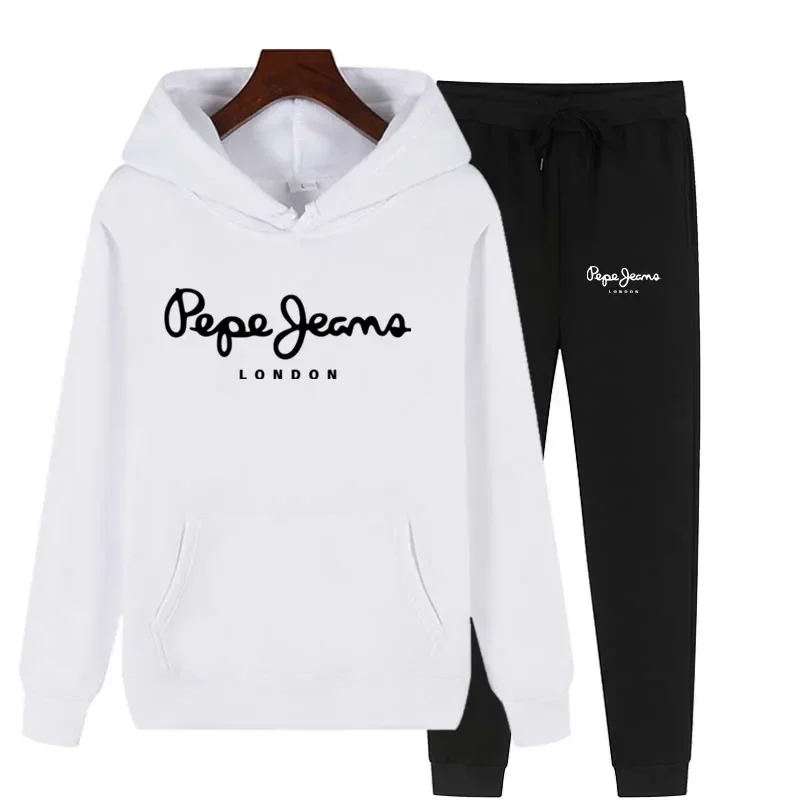 Tweedelige Sportsportkleding Voor Dames, Hoodie En Broek, Tweedelige Herfstfitness-Set Voor Dames