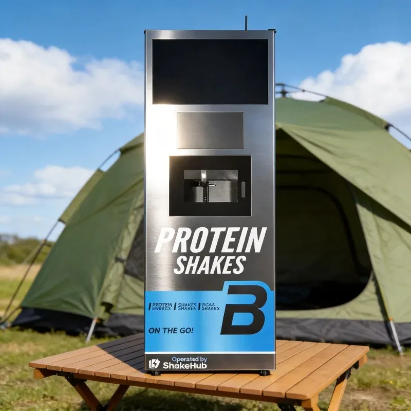 FL Customized Wholesale Innovative Protein Vending Machine for on-The-Go Protein Shake Mix