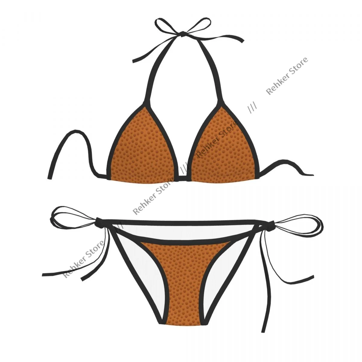 

Sexy Thong Bikini Mujer Swimwear Women Basketballs Print Summer Beachwear