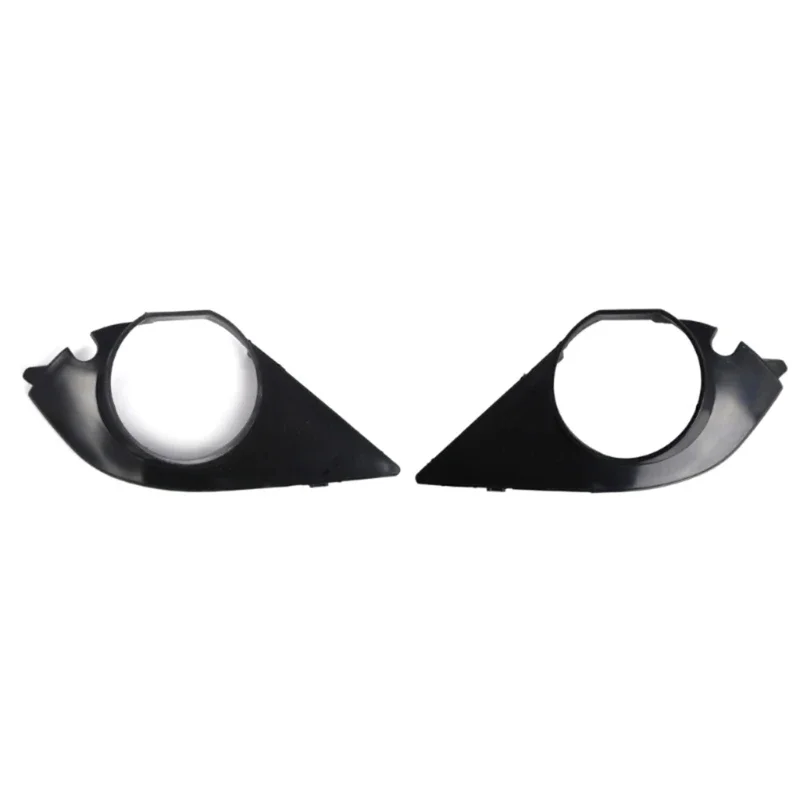 Pair Car Front Bumper Grille For BMW E60 E61 M Sport 525i 528i 530i 2003-2009 Fog Lamp Bumper Frame Grille Cover Insert Trim