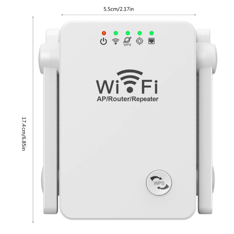 Ripetitore WiFi 300Mbps Ripetitore amplificatore segnale router extender WiFi wireless