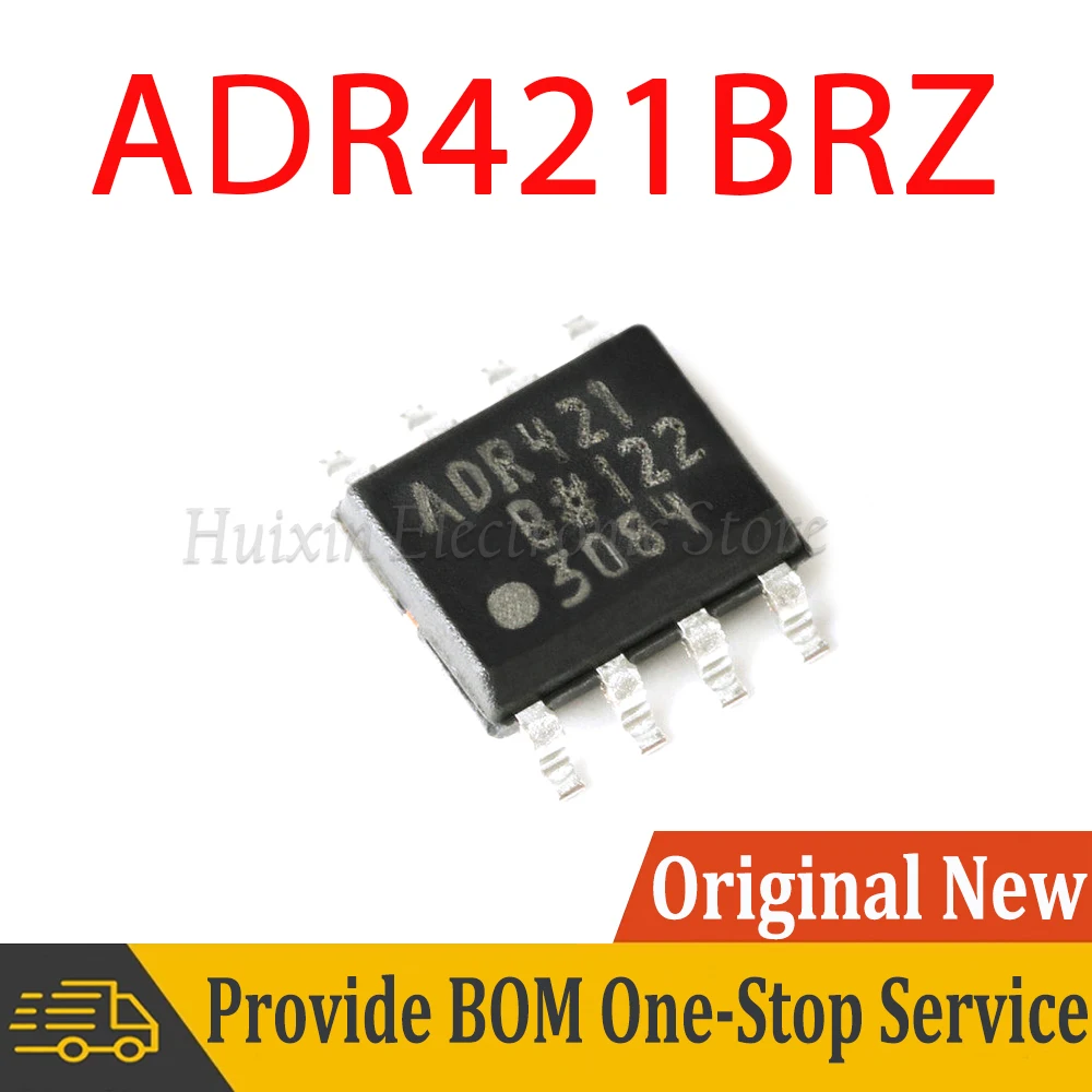 ADR421BRZ-REEL7 ADR421BRZ SOIC-8, 2,5 V, alta precisión, bajo ruido, fuente de voltaje de referencia SMD, Chipset IC nuevo y Original