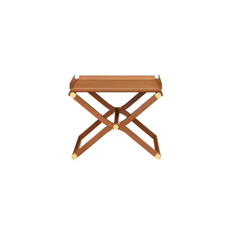 

Solid wood removable folding small coffee table modern simple low table tray