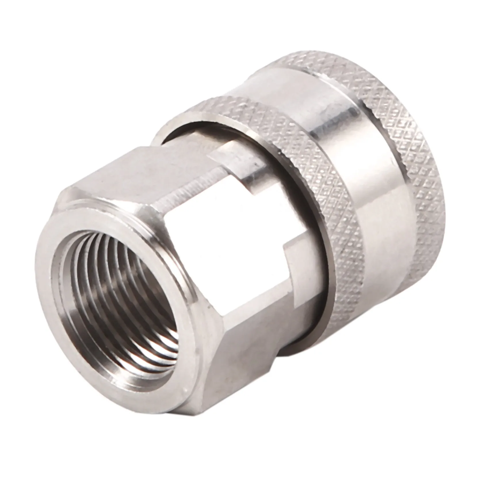 Happy New- NPT 3/8 Inch Male And Female Quick Connector Kit Pressure Washer Adapter Set And 1 Pieces NPT 3/8 Inch Pressure Washe