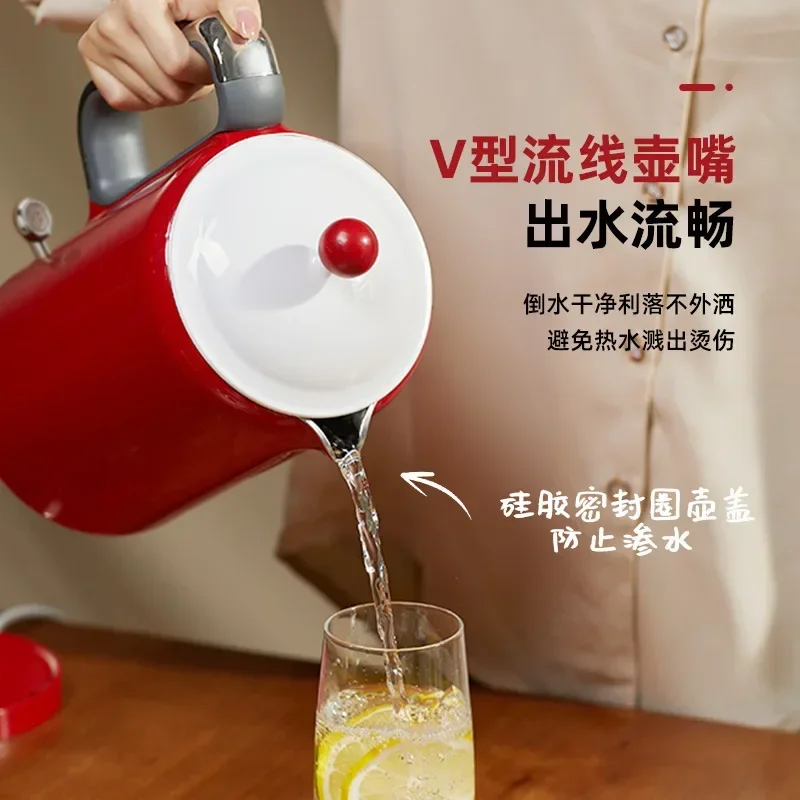 غلاية مياه كهربائية من الفولاذ المقاوم للصدأ ، غلاية ترموستاتية ميكانيكية منزلية ، عزل آلي متكامل ، جديدة