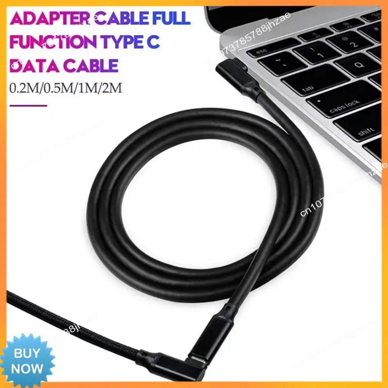 

Удлинительный кабель A10R USB-C, колено 90 градусов, USB 3.2 Gen2, PD 100 Вт, передача данных 20 Гбит/с для литья монитора, видеорегистратор 1 м