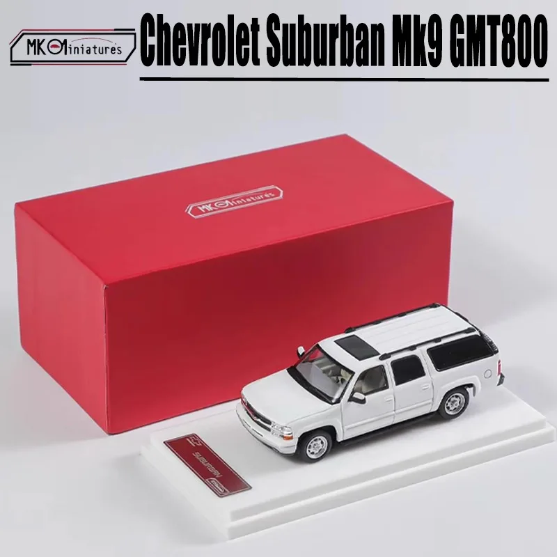 MK Miniatures 1/64 Chevrolet Suburban Mk9 GMT800 2023 Alloy Toy Diecast Metal Model Gift