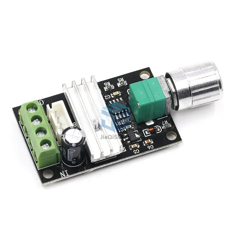 DC 6V 12V 24V 28VDC 3A 80W PWM Motor Speed Controller Regulator Adjustable Variable Speed Control Potentiometer On/Off Switch