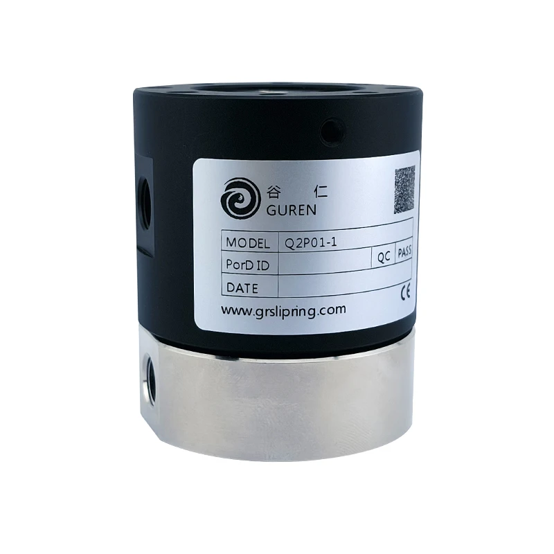 pneumatic rotary union Through hole 8mm outer diameter 54mm 8 in 8 out cyclone adapter air rotary slip ring air connector