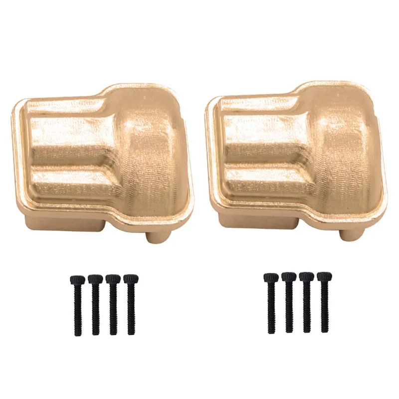 

CYGJ-2Pcs 30G Brass Front And Rear Axle Cover 9787 For Traxxas TRX4M TRX-4M 1/18 RC Crawler Car Upgrade Parts Accessories