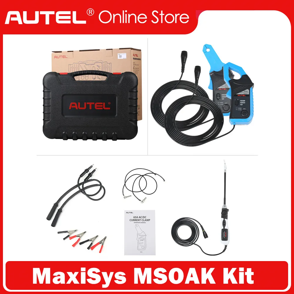 

Autel MaxiSys MSOAK осциллограф вспомогательное оборудование Kit работает с MaxiFlash VCMI в комплекте с Autel Ultra, MS919 и MP408