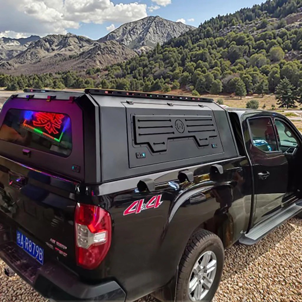 

Futan/FRONTIER High Quality Aluminum Alloy Tonneau Cover Waterproof Foldable Off-Road Pickup Hardtop