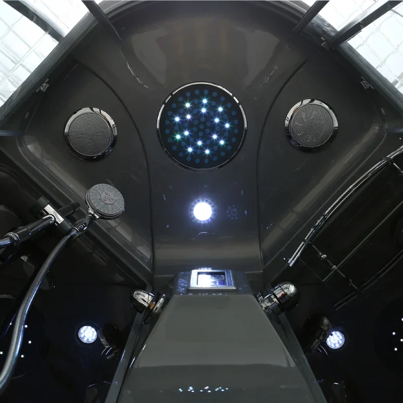 Internet celebrity gray upscale bathroom integral shower room