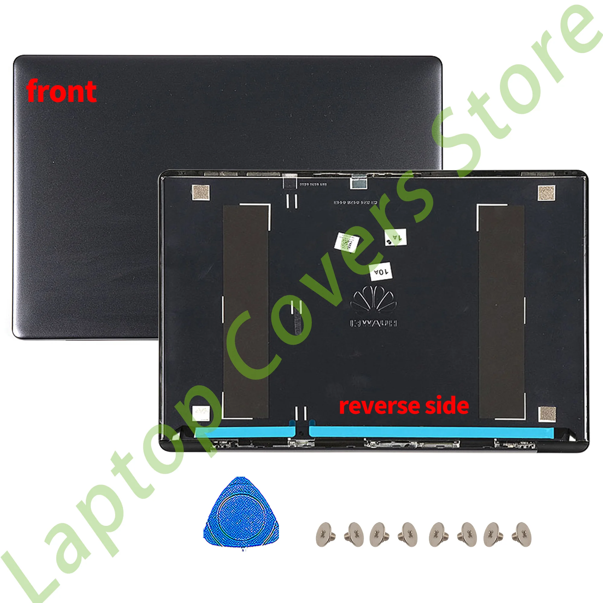 Imagem -02 - Cinza Lcd Back Cover para Matebook Caixa Inferior Substituição Palmrest Peças Novas Wrt-w29 W29l Wrtb-wfe9l Hn-w19r W19l Hn-w29r