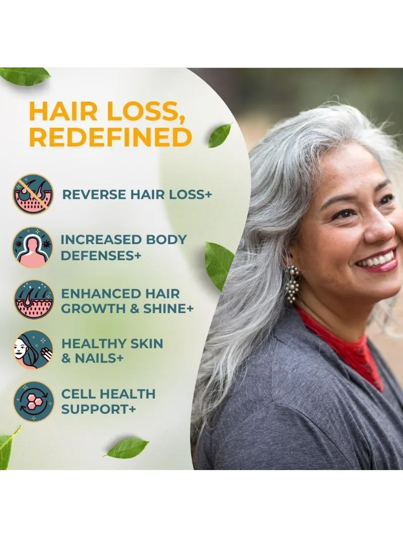 

Hair Complex - Biotin And Vitamin B - Supports Healthy Hair, Skin, And Nails - Hormone Free, Gluten Free