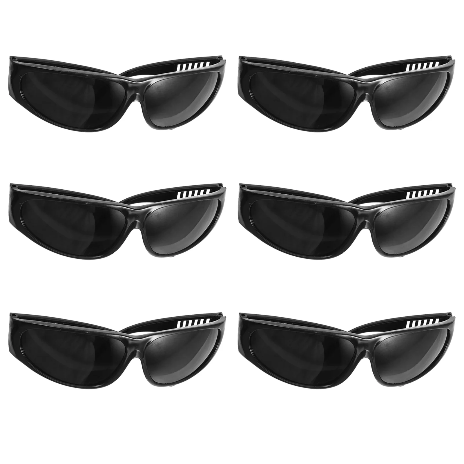 6 Pcs Auto Welding Goggles Black Glasses Protective for Eyes Protector