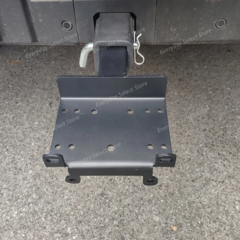 Quick‑Detachable Winch Mount Bracket, Movable External Off‑Road Rescue Component for 6000LBS Electric Winch