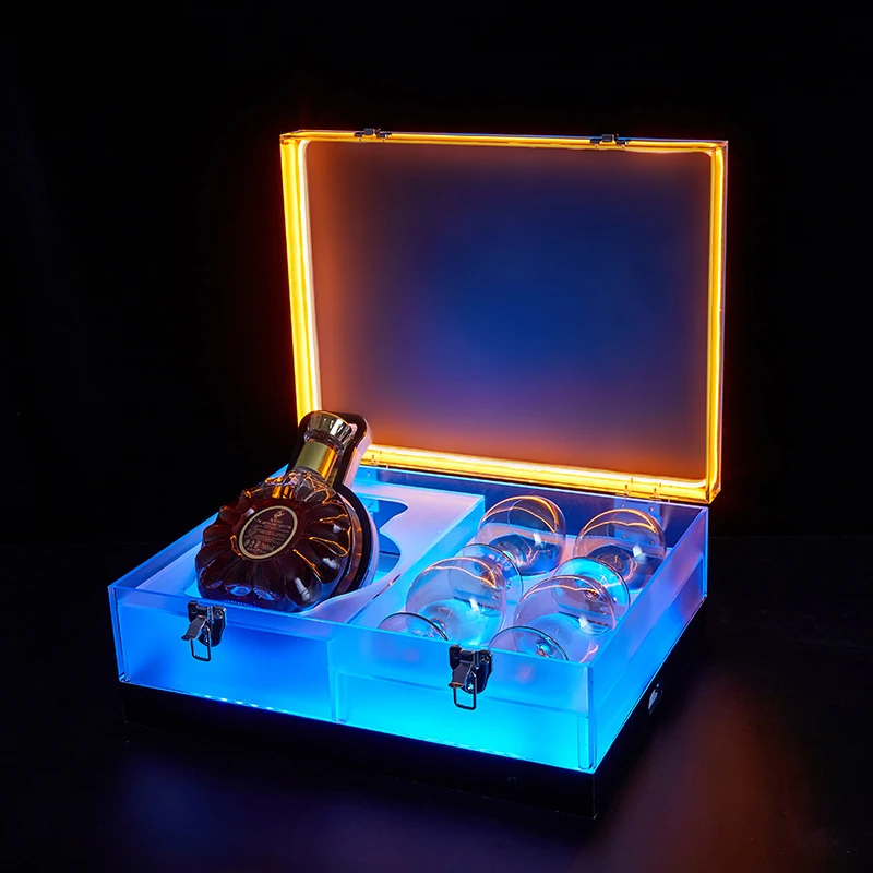 Electric Lifting KTV Foreign Wine Wine Box Champagne Box LED Luminous Bar Wine Box