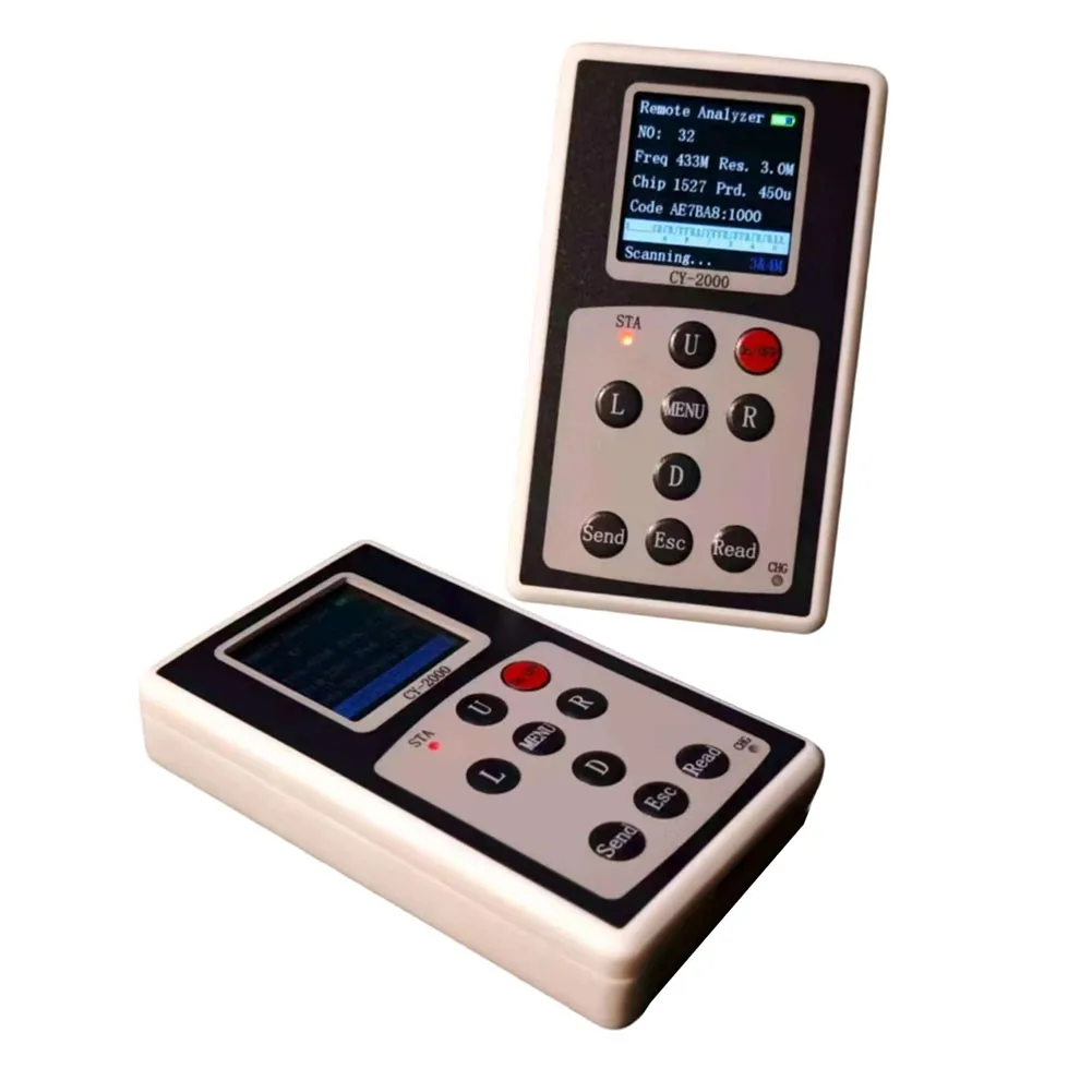

PT2262 Decoder CY-2000 Analyzer For Signal Debugging Type-C Charging 5V Input For RF Remote Controls Material ABS