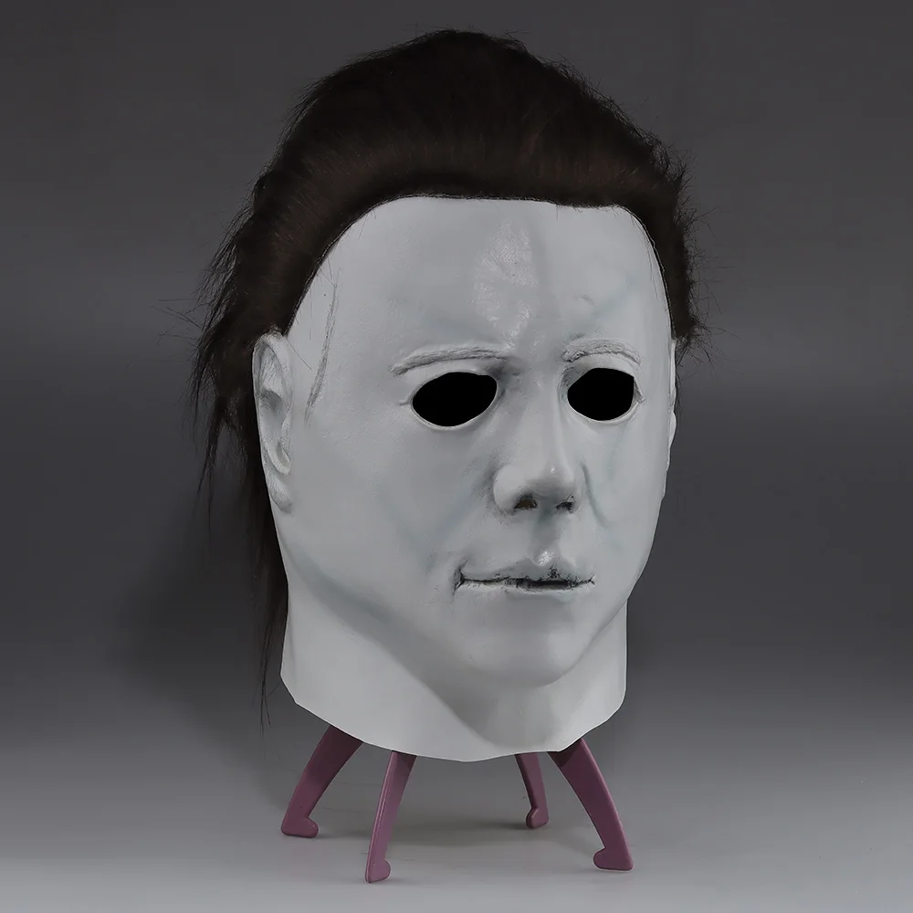 1978 Michael Myers หน้ากากคอสเพลย์สยองขวัญปีศาจ Killer Latex หมวกนิรภัย Carnival Masquerade Party เครื่องประดับชุด