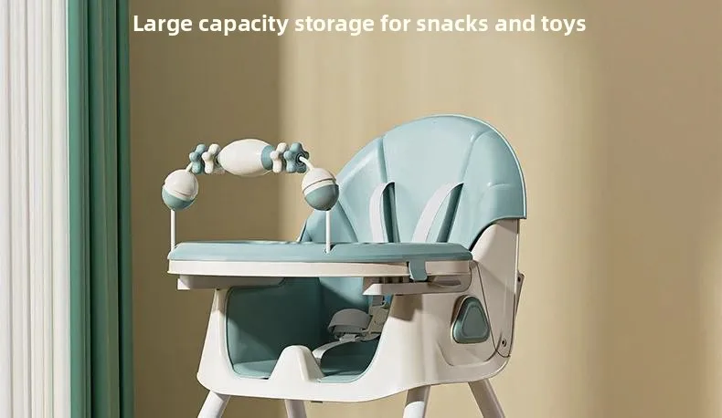 Babyfond Children's Dining Chair Multifunctional Variable Rocking Horse Baby Seat Foldable Recumbable Infant Dining Table