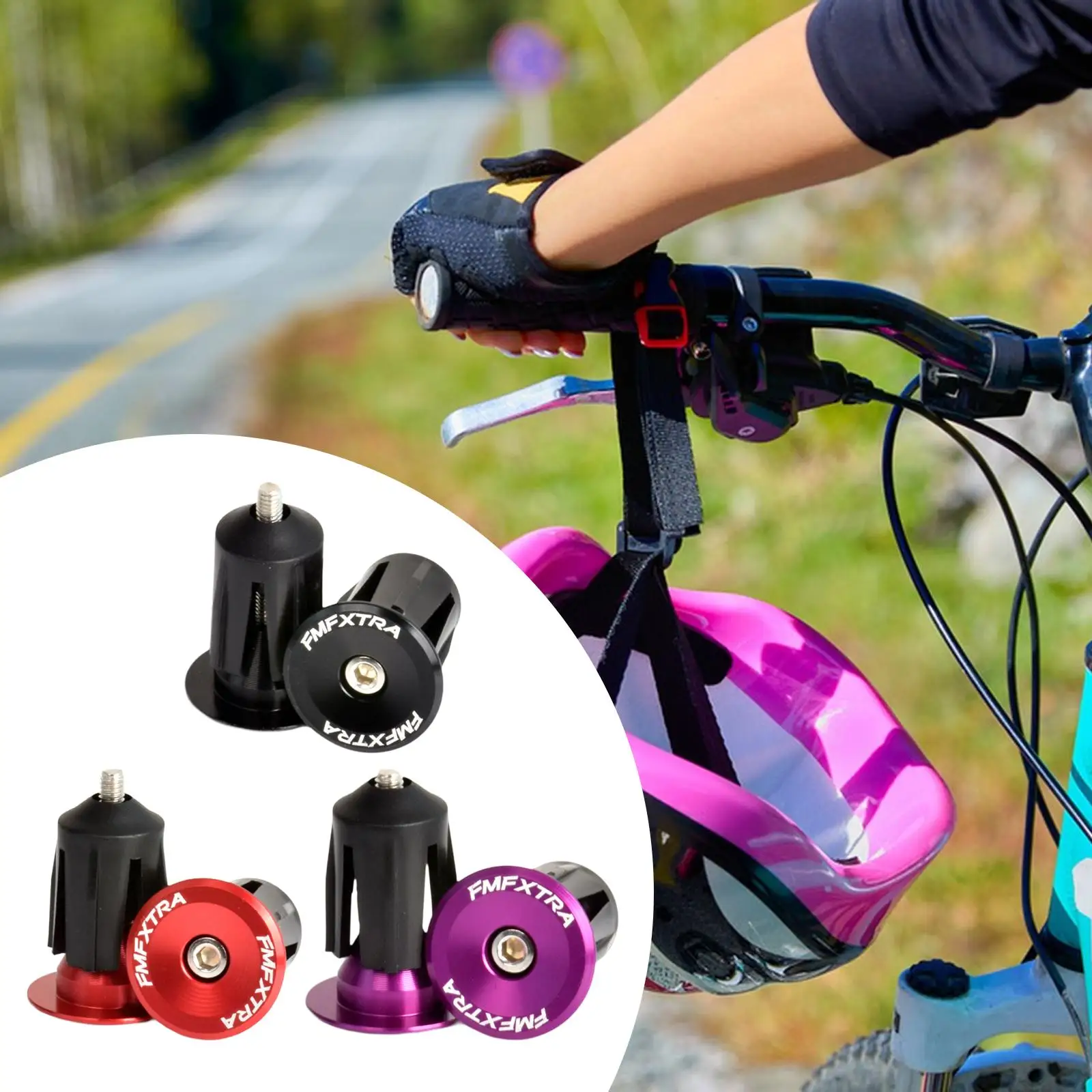 

Bike Handlebar Plug Bar End Plug Spare Parts Premium Practical Sturdy Replace Professional Bicycle Accessories Aluminum Alloy