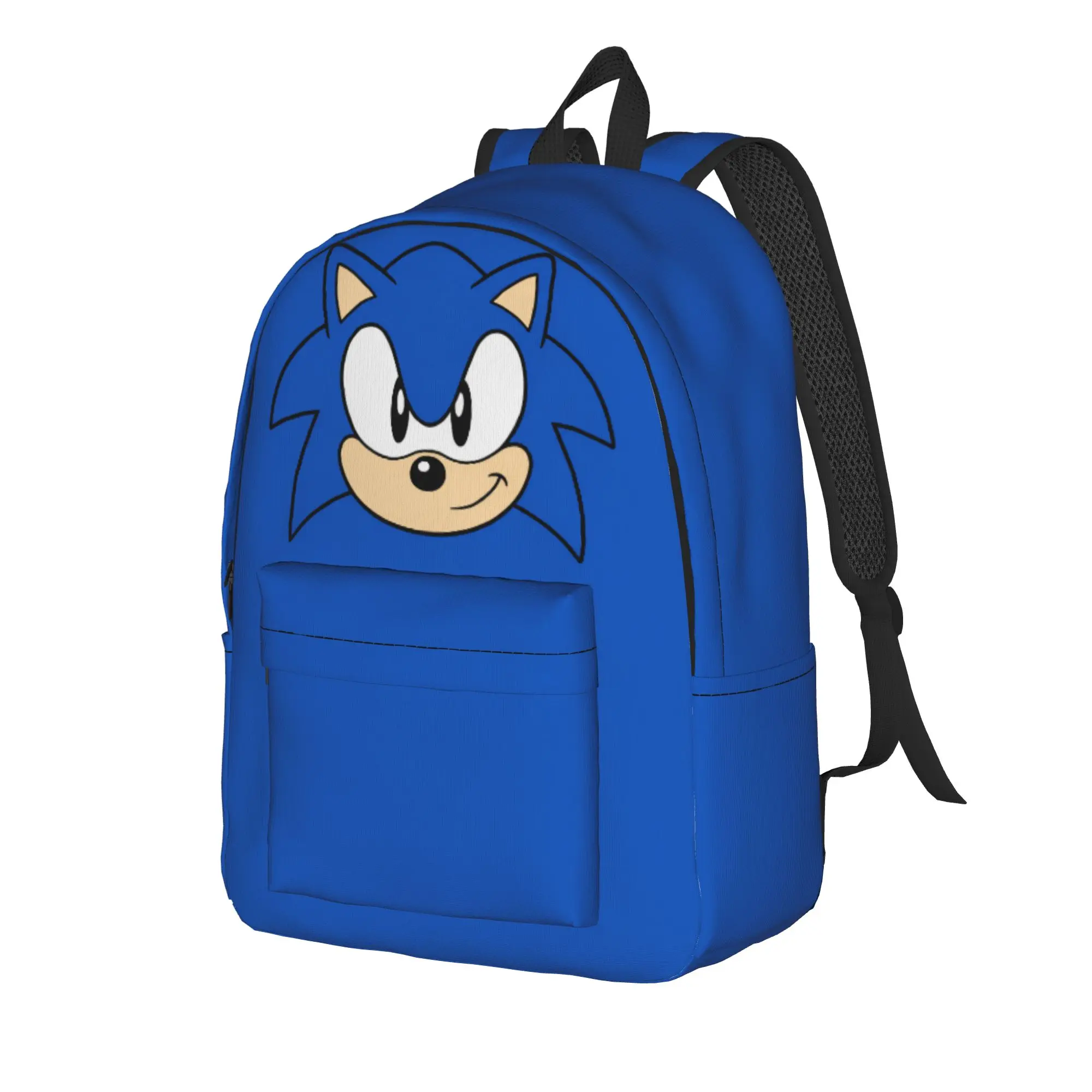 Sonics Shadow Video Game Retro Gaming Backpack for Men Women High School Business Daypack  Laptop Computer Canvas Bags Outdoor